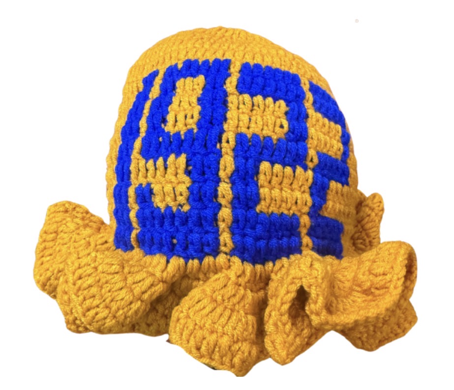 SGRHO knit ruffle hat