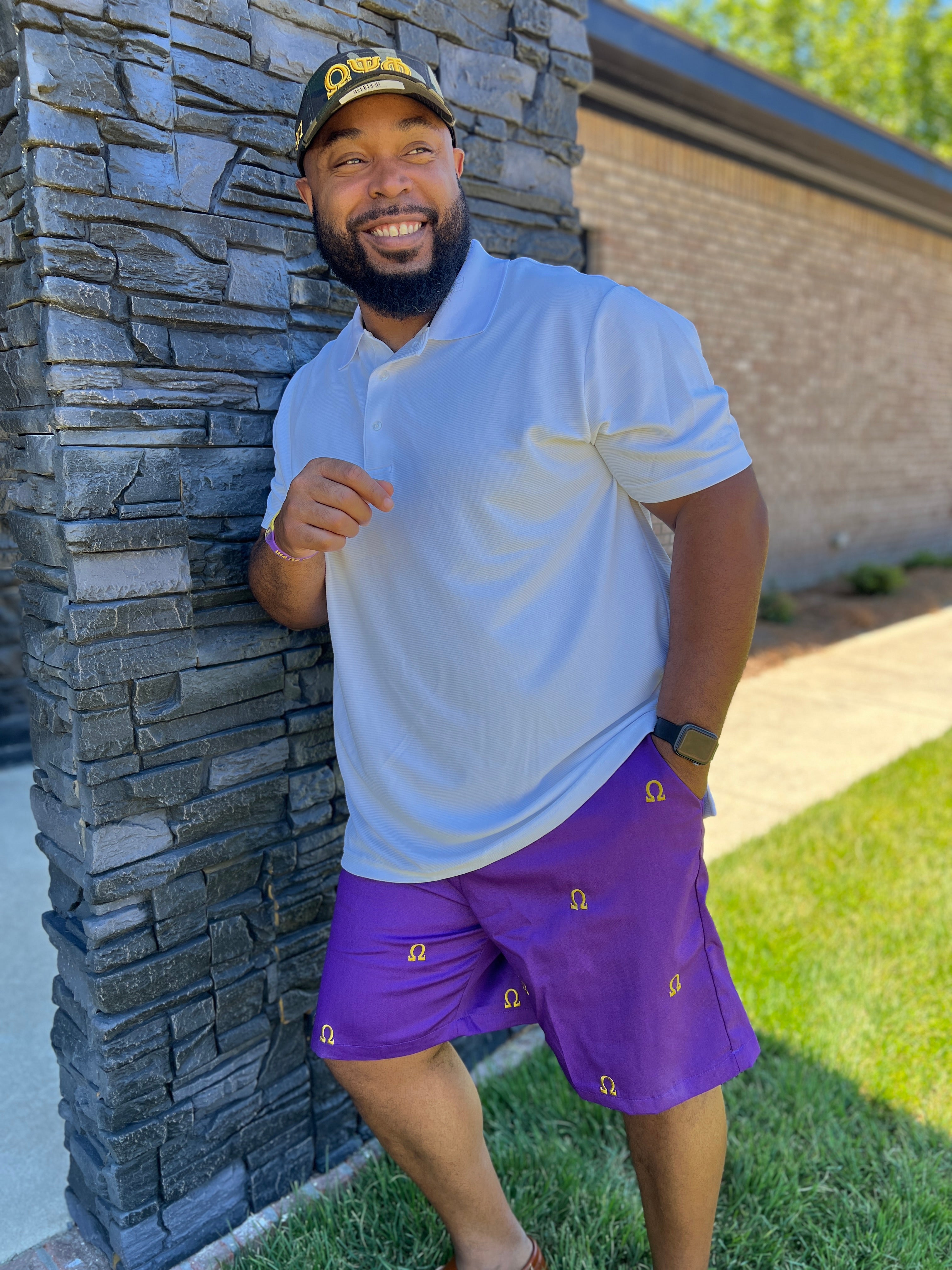 Omega purple Shorts