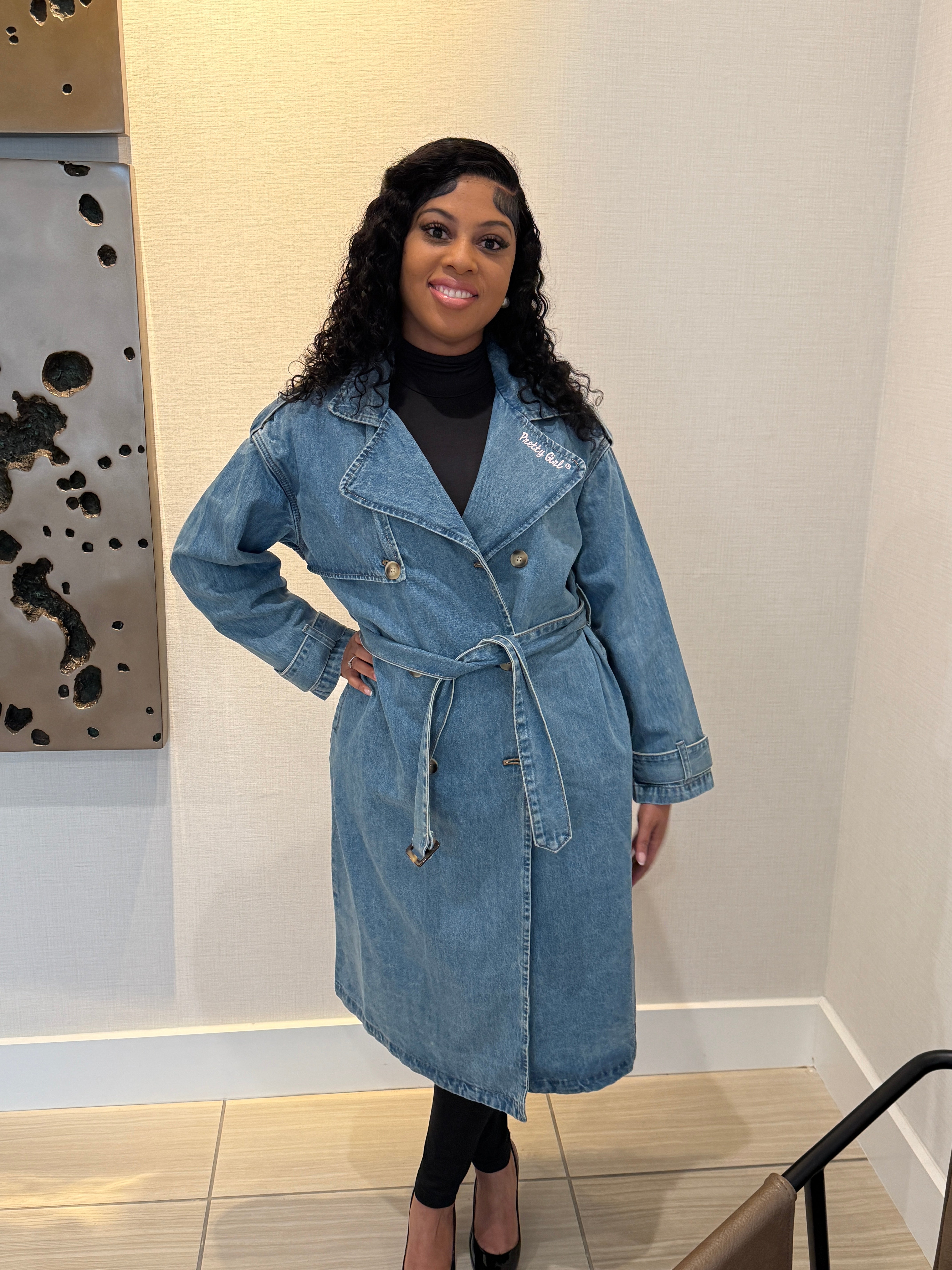 AKA Denim Trench