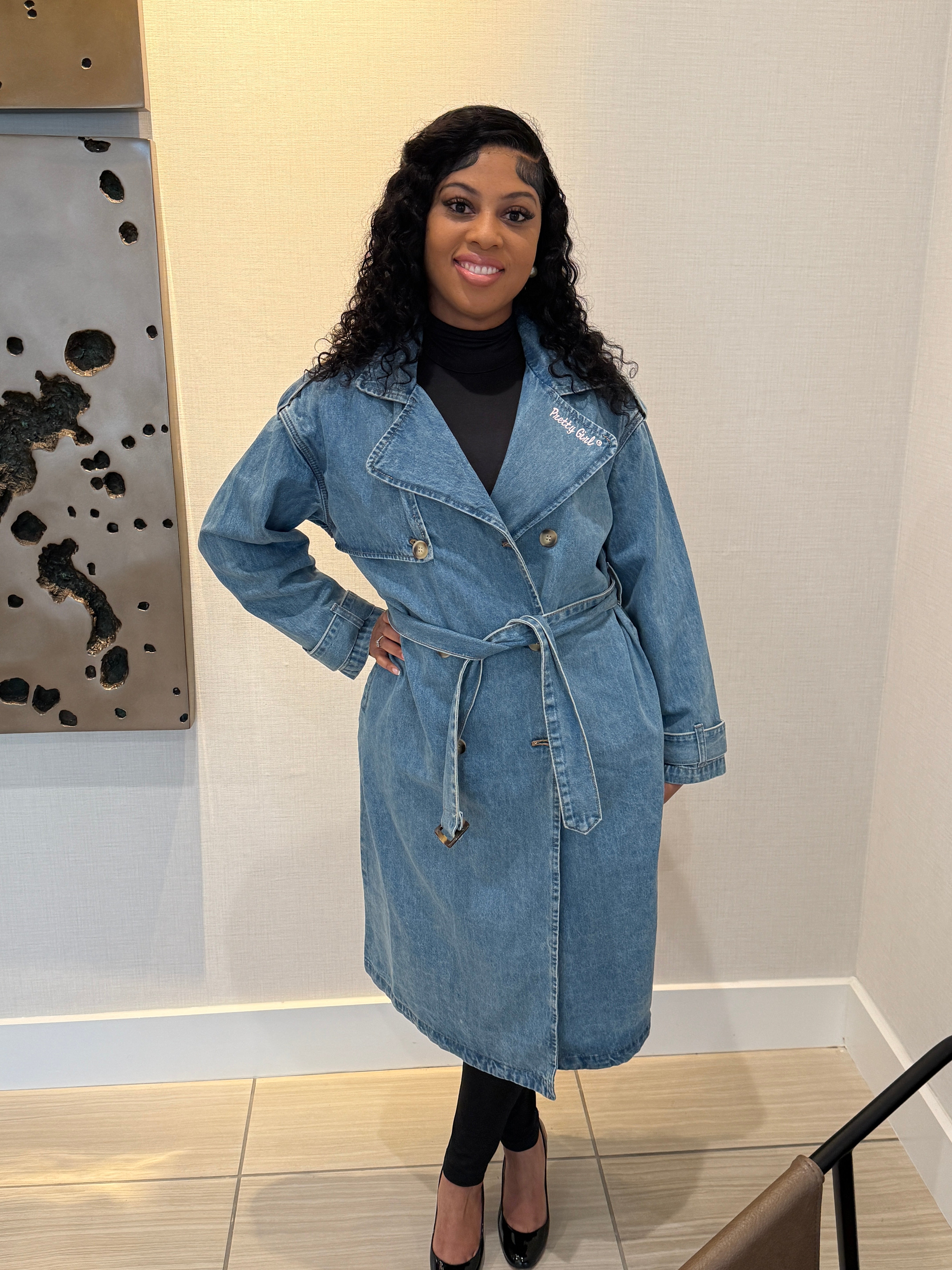 AKA Denim Trench