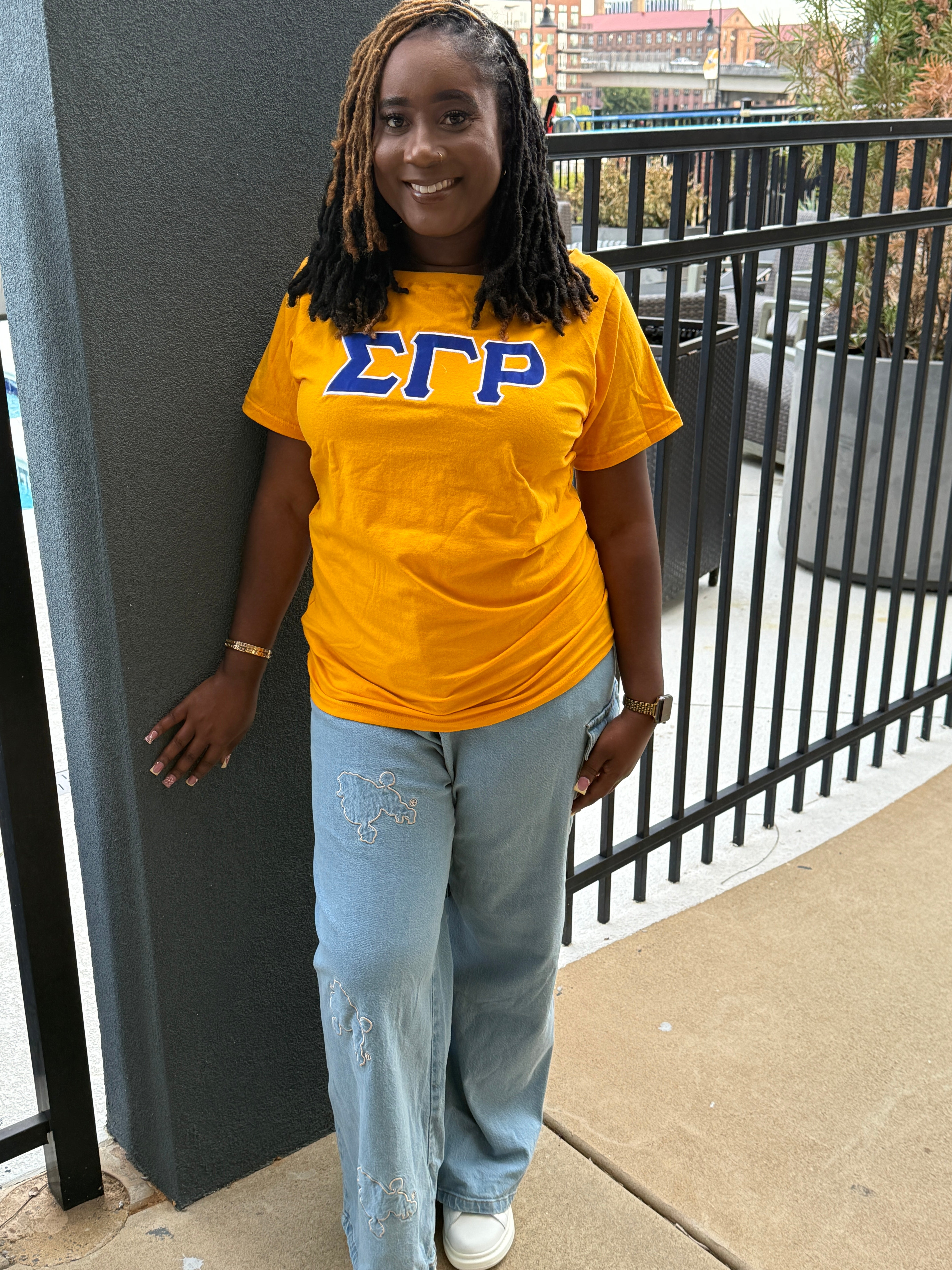 Poodle Patched Jeans