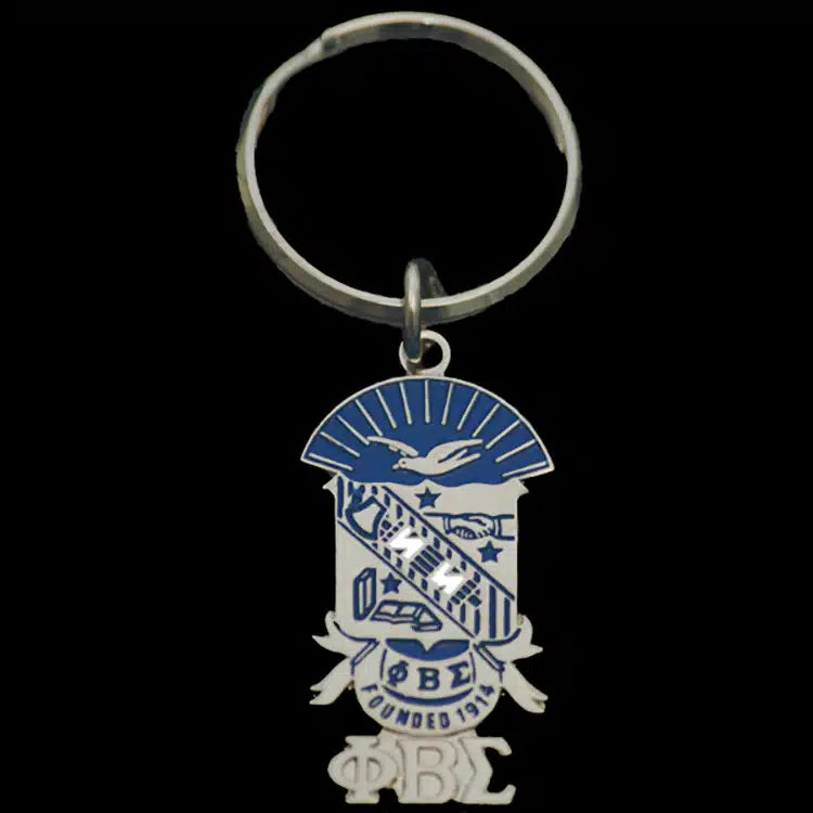 SIGMA METAL CREST KEYCHAIN