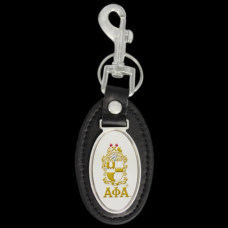 ALPHA LEATHER KEY CHAIN FOB