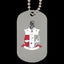 Kappa Dog Tag Necklace