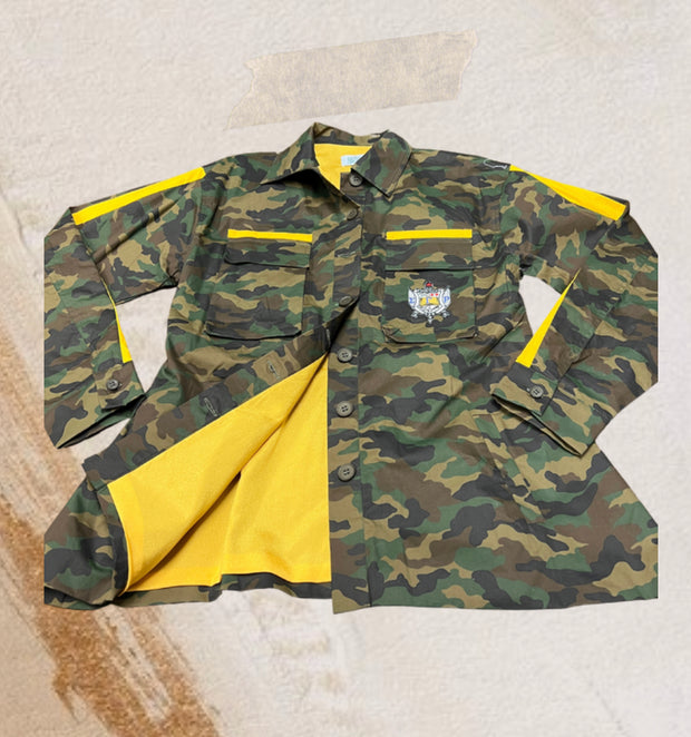 Camouflage Jacket- SGRHO Gold