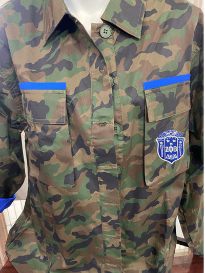 Camouflage Jacket- Zeta Crest
