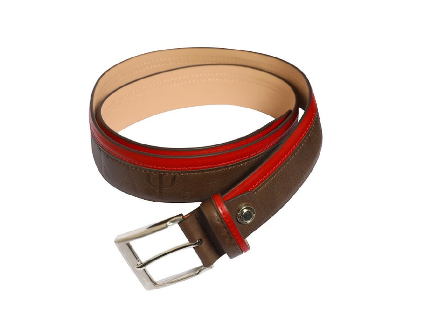 Leather Belt- Kappa Alpha Psi – Believe Accessories Inc.