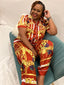 Delta Sigma Theta Chain Pajama Set -Final sale. No exchanges or refunds